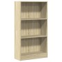Estantería de madera de ingeniería roble Sonoma 60x24x109 cm en Librerías y estanterías | Comprar online en Foru.es