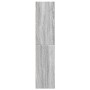 Estantería de madera de ingeniería gris Sonoma 60x24x109 cm en Librerías y estanterías | Comprar online en Foru.es