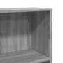 Estantería de madera de ingeniería gris Sonoma 60x24x109 cm en Librerías y estanterías | Comprar online en Foru.es