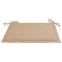 Sillas de jardín 3 uds madera maciza de teca con cojines beige de vidaXL, Sillas de jardín - Ref: Foro24-3062517, Precio: 240...