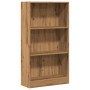 Estantería de madera de ingeniería roble artesano 60x24x109 cm en Librerías y estanterías | Comprar online en Foru.es