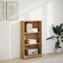 Estantería de madera de ingeniería roble artesano 60x24x109 cm en Librerías y estanterías | Comprar online en Foru.es