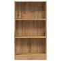 Estantería de madera de ingeniería roble artesano 60x24x109 cm en Librerías y estanterías | Comprar online en Foru.es