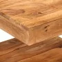 Mesa de centro de madera maciza de acacia 45x45x40 cm de vidaXL, Mesas de centro - Ref: Foro24-320200, Precio: 119,06 €, Desc...