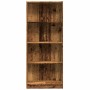 Estantería madera de ingeniería color envejecido 60x24x143 cm en Librerías y estanterías | Comprar online en Foru.es
