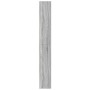 Estantería de madera de ingeniería gris Sonoma 60x24x176 cm en Librerías y estanterías | Comprar online en Foru.es
