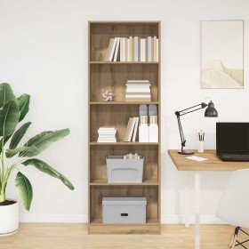 Librería Artisan Roble 60x24x176 cm Madera de ingeniería en Librerías y estanterías | Comprar online en Foru.es