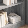 Estantería de madera de ingeniería gris Sonoma 80x24x76 cm en Librerías y estanterías | Comprar online en Foru.es