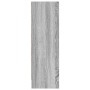 Estantería de madera de ingeniería gris Sonoma 80x24x76 cm en Librerías y estanterías | Comprar online en Foru.es