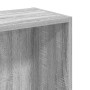 Estantería de madera de ingeniería gris Sonoma 80x24x76 cm en Librerías y estanterías | Comprar online en Foru.es