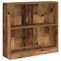 Estantería madera de ingeniería color envejecido 80x24x76 cm en Librerías y estanterías | Comprar online en Foru.es