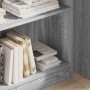 Estantería de madera de ingeniería gris Sonoma 80x24x109 cm en Librerías y estanterías | Comprar online en Foru.es