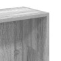 Estantería de madera de ingeniería gris Sonoma 80x24x109 cm en Librerías y estanterías | Comprar online en Foru.es