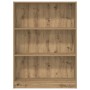 Estantería de madera de ingeniería roble artesanal 80x24x109 cm en Librerías y estanterías | Comprar online en Foru.es