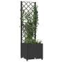 Jardinera con enrejado PP negro 40x40x136 cm de vidaXL, Maceteros y jardineras - Ref: Foro24-318269, Precio: 60,39 €, Descuen...