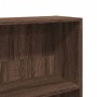 Estantería de madera de ingeniería marrón roble 80x24x143 cm en Librerías y estanterías | Comprar online en Foru.es