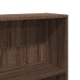 Estantería de madera de ingeniería marrón roble 80x24x176 cm en Librerías y estanterías | Comprar online en Foru.es