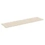 Tumbona con cojín crema madera maciza de teca de vidaXL, Tumbonas - Ref: Foro24-3063008, Precio: 300,75 €, Descuento: %