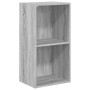 Estantería de madera de ingeniería gris Sonoma 40x30x77 cm en Librerías y estanterías | Comprar online en Foru.es