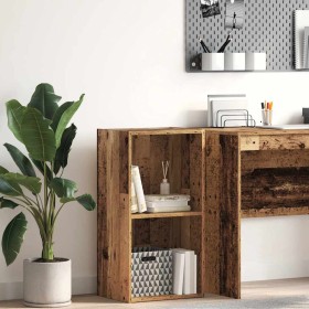 Estantería madera de ingeniería color envejecido 40x30x77 cm en Librerías y estanterías | Comprar online en Foru.es