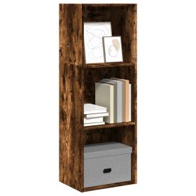 Estantería madera de ingeniería roble ahumado 40x30x114 cm en Librerías y estanterías | Comprar online en Foru.es