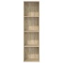 Estantería de madera de ingeniería roble Sonoma 40x30x152 cm en Librerías y estanterías | Comprar online en Foru.es