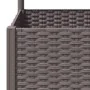 Jardinera con enrejado PP marrón 120x40x136 cm de vidaXL, Maceteros y jardineras - Ref: Foro24-318263, Precio: 106,24 €, Desc...