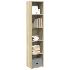 Estantería de madera de ingeniería roble Sonoma 40x30x189 cm en Librerías y estanterías | Comprar online en Foru.es