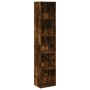 Estantería madera de ingeniería roble ahumado 40x30x189 cm en Librerías y estanterías | Comprar online en Foru.es