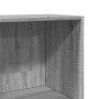 Estantería de madera de ingeniería gris Sonoma 40x30x189 cm en Librerías y estanterías | Comprar online en Foru.es