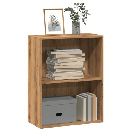 Estantería de madera de ingeniería roble artisian 60x30x77 cm en Librerías y estanterías | Comprar online en Foru.es