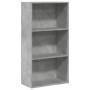 Estantería de madera de ingeniería gris hormigón 60x30x114 cm en Librerías y estanterías | Comprar online en Foru.es
