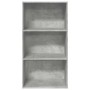 Estantería de madera de ingeniería gris hormigón 60x30x114 cm en Librerías y estanterías | Comprar online en Foru.es