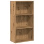 Estantería de madera de ingeniería roble artisian 60x30x114 cm en Librerías y estanterías | Comprar online en Foru.es