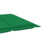 Tumbona mecedora con cojín madera maciza de teca de vidaXL, Tumbonas - Ref: Foro24-3063338, Precio: 342,04 €, Descuento: %