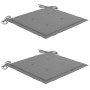Silla mecedora de madera maciza de teca con cojín gris de vidaXL, Sillas de jardín - Ref: Foro24-3062758, Precio: 166,11 €, D...