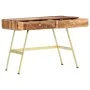 Escritorio con cajones madera maciza de sheesham 100x55x75 cm de vidaXL, Escritorios - Ref: Foro24-286151, Precio: 183,40 €, ...