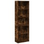 Estantería madera de ingeniería roble ahumado 60x30x189 cm en Librerías y estanterías | Comprar online en Foru.es