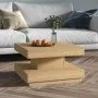 Mesa de centro de MDF marrón claro 60x60x35 cm de vidaXL, Mesas de centro - Ref: Foro24-286096, Precio: 79,21 €, Descuento: %