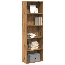Estantería de madera de ingeniería roble artisian 60x30x189 cm en Librerías y estanterías | Comprar online en Foru.es