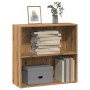 Estantería de madera de ingeniería roble artisian 80x30x77 cm en Librerías y estanterías | Comprar online en Foru.es