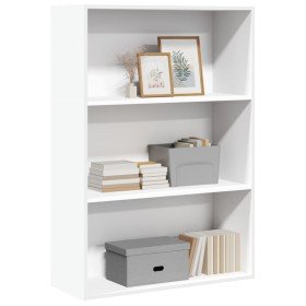 Estantería de madera de ingeniería blanca 80x30x114 cm en Librerías y estanterías | Comprar online en Foru.es