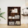 Estantería madera de ingeniería roble ahumado 80x30x114 cm en Librerías y estanterías | Comprar online en Foru.es