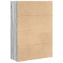 Estantería de madera de ingeniería gris Sonoma 80x30x114 cm en Librerías y estanterías | Comprar online en Foru.es