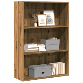 Estantería de madera de ingeniería roble artisian 80x30x114 cm en Librerías y estanterías | Comprar online en Foru.es
