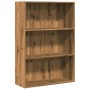 Estantería de madera de ingeniería roble artisian 80x30x114 cm en Librerías y estanterías | Comprar online en Foru.es