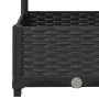Jardinera con enrejado PP negro 40x40x121,5 cm de vidaXL, Maceteros y jardineras - Ref: Foro24-318268, Precio: 40,11 €, Descu...