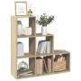 Librería divisor 3 niveles madera roble Sonoma 99x29x99 cm en Librerías y estanterías | Comprar online en Foru.es