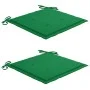 Set de bistró 3 pzas con cojines verdes madera maciza teca de vidaXL, Conjuntos de jardín - Ref: Foro24-3063230, Precio: 195,...