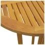 Mesa de bar plegable madera maciza de teca 90x65x105 cm de vidaXL, Mesas de jardín - Ref: Foro24-319149, Precio: 214,38 €, De...